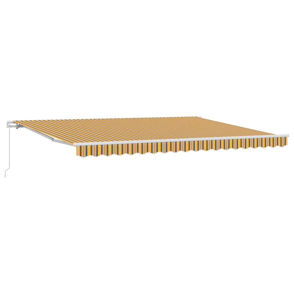 Povlačivi tende Šareni 450 x 350 x 165 cm Poliester i aluminij