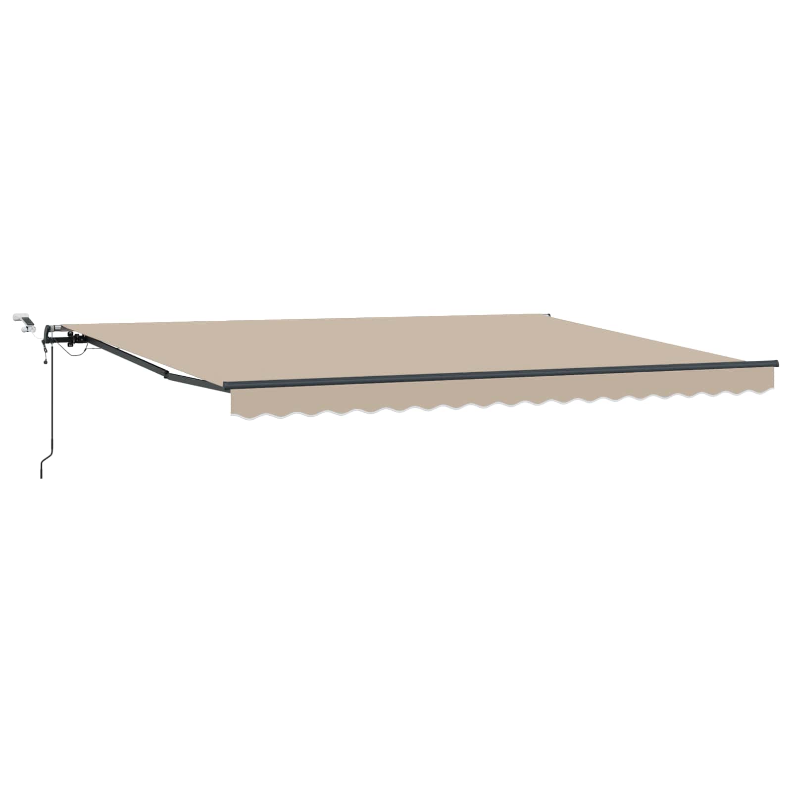 Tkanina za tende s Bež 450 × 350 cm Poliester