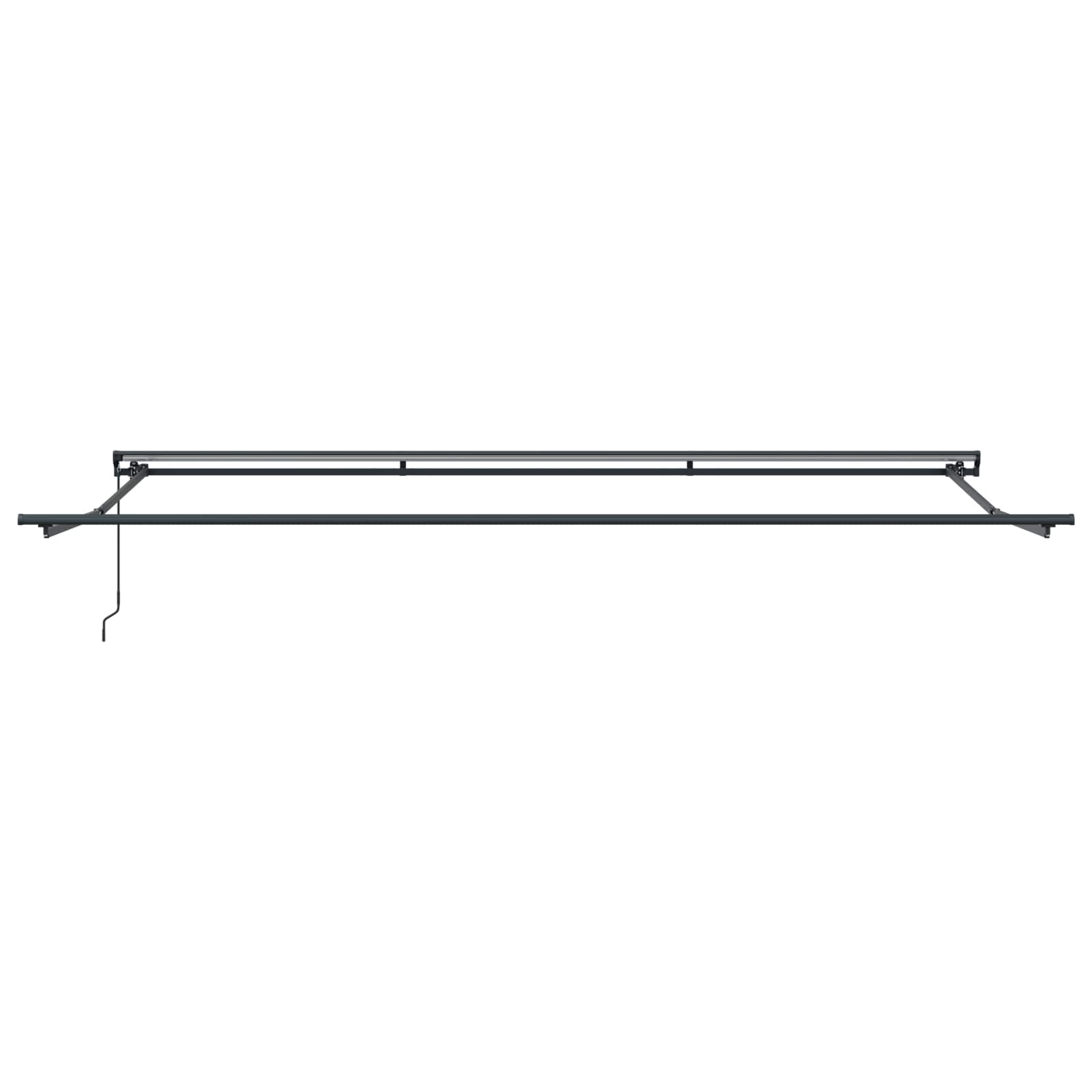 Okvir tende Smeđa 500 × 300 cm Poliester s PU premazom