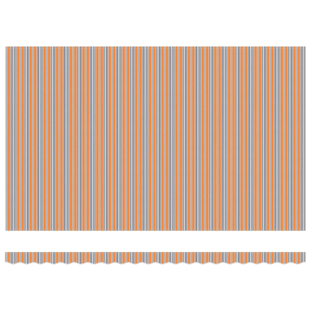 Povlačivi tende Šareni 500 × 300 cm Platno i Aluminij