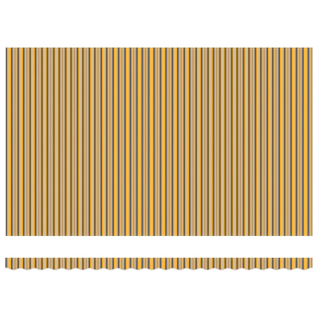 Skrovita tenda Šareni 500 × 300 cm Tkanina i čelik