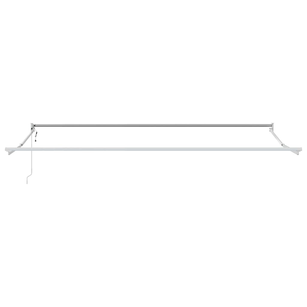 Nadstrešnica Bijelo 500 × 300 cm Poliester i metal