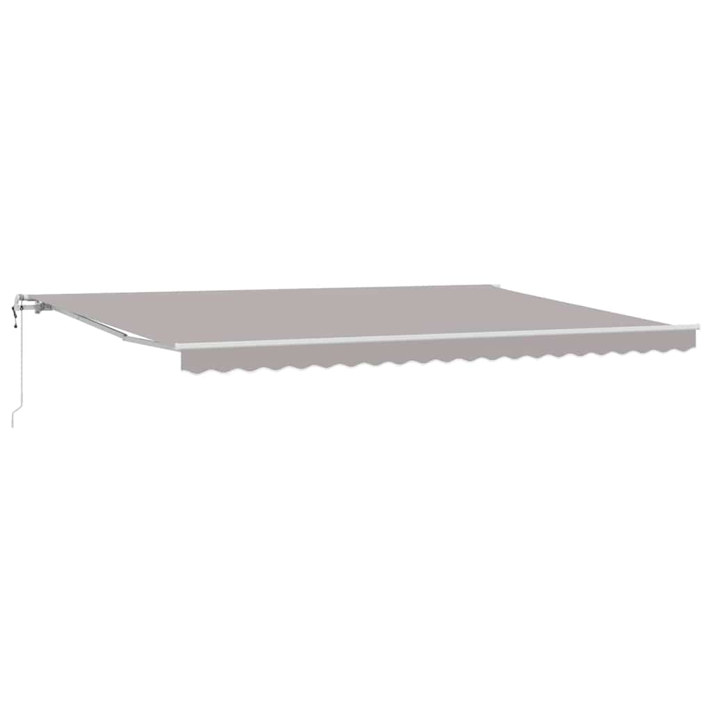 Električna retraktabilna tenda Svijetlo siva 500 × 300 cm