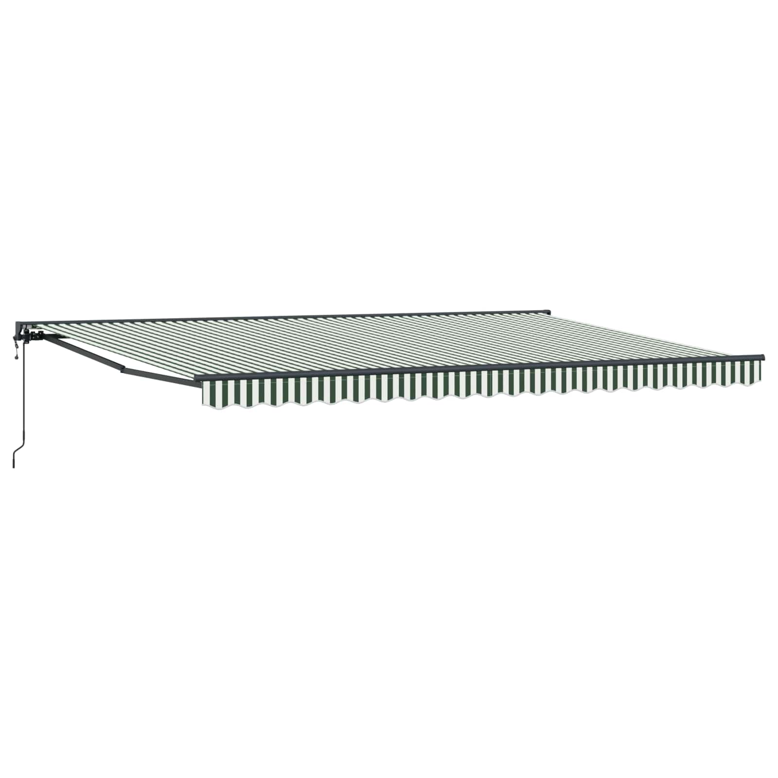 Okvir tende Zelena i bijela 500 × 300 cm