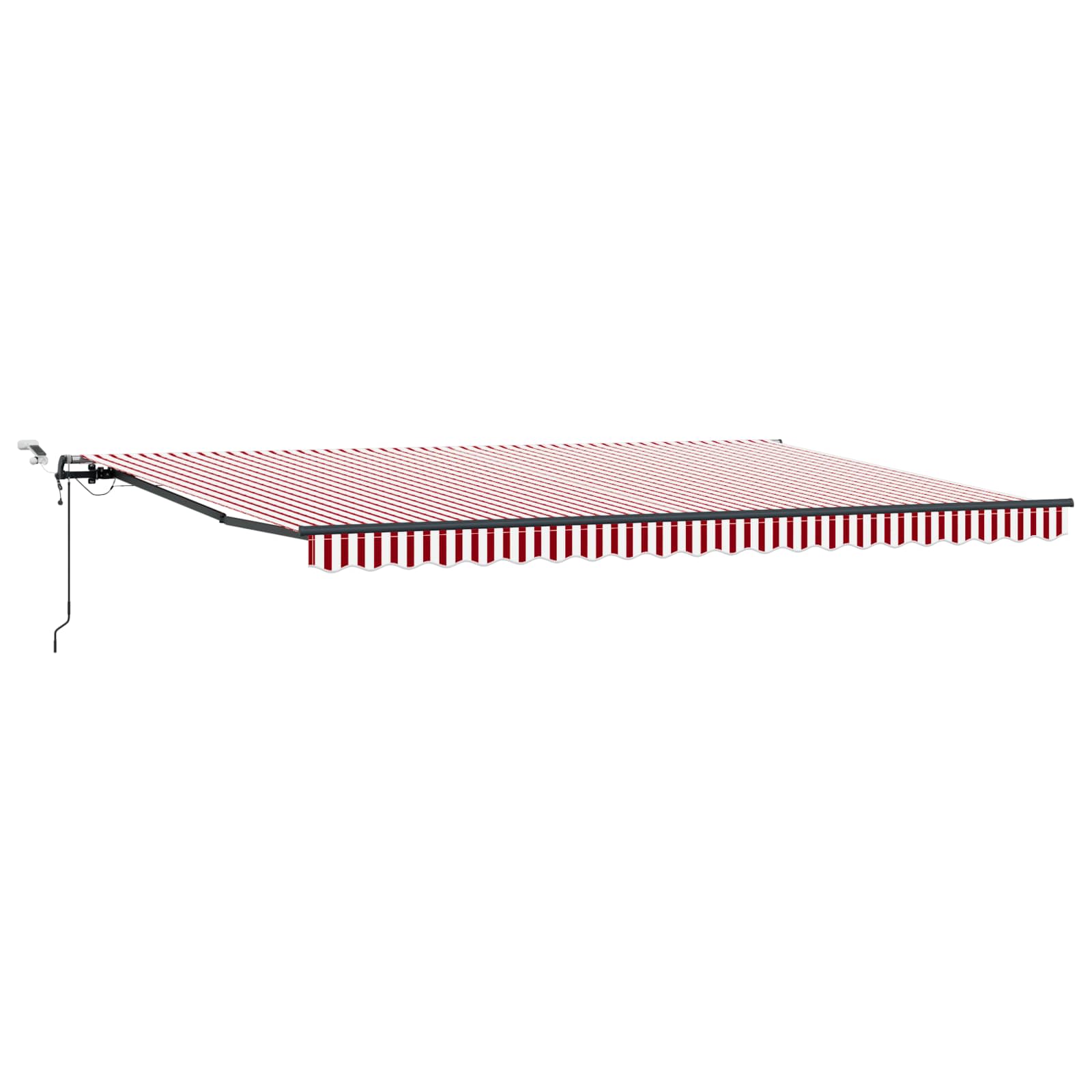 Tkanina za tende s Crvena i bijela 500 × 350 cm Poliester