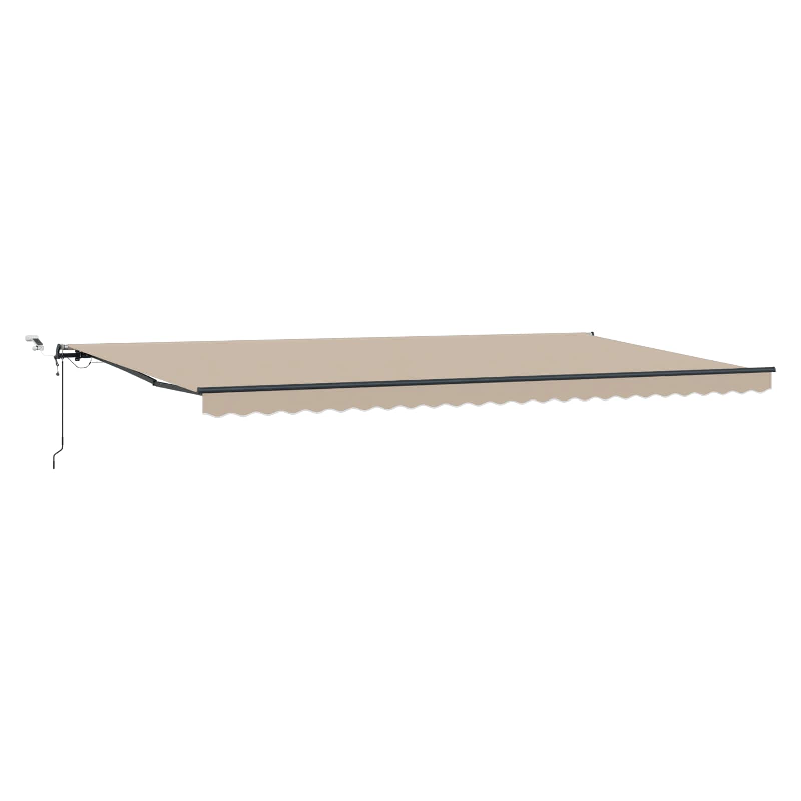 Tkanina za tende s Bež 600 × 300 cm Poliester