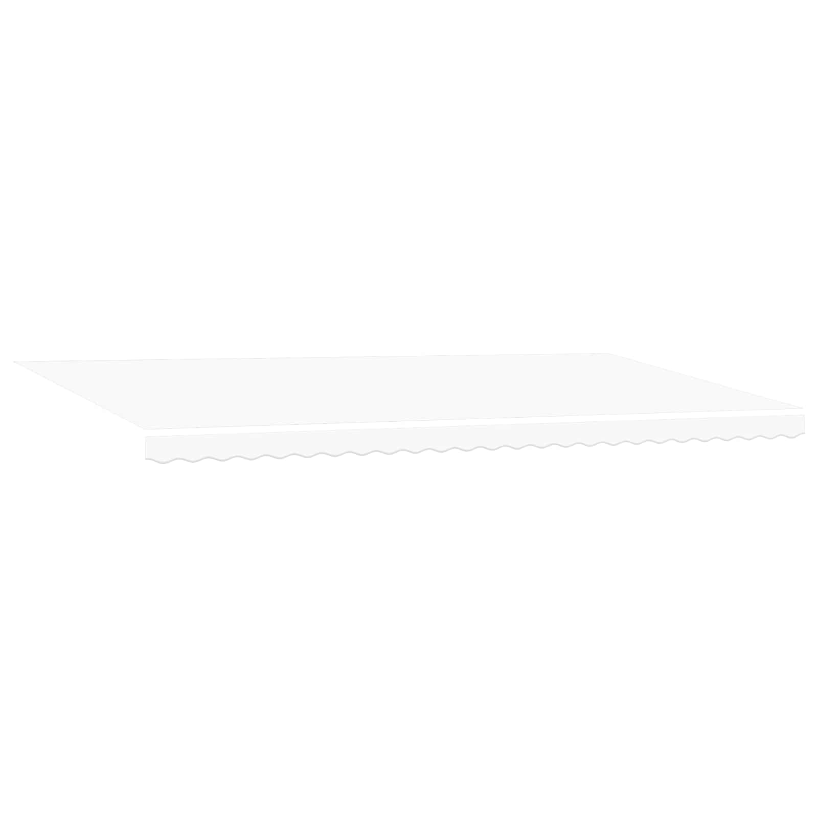 Tkanina za tende Bijelo 600 × 300 cm Poliester