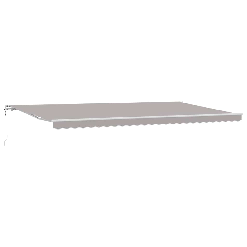 Električna retraktabilna tenda Svijetlo siva 600 × 300 cm