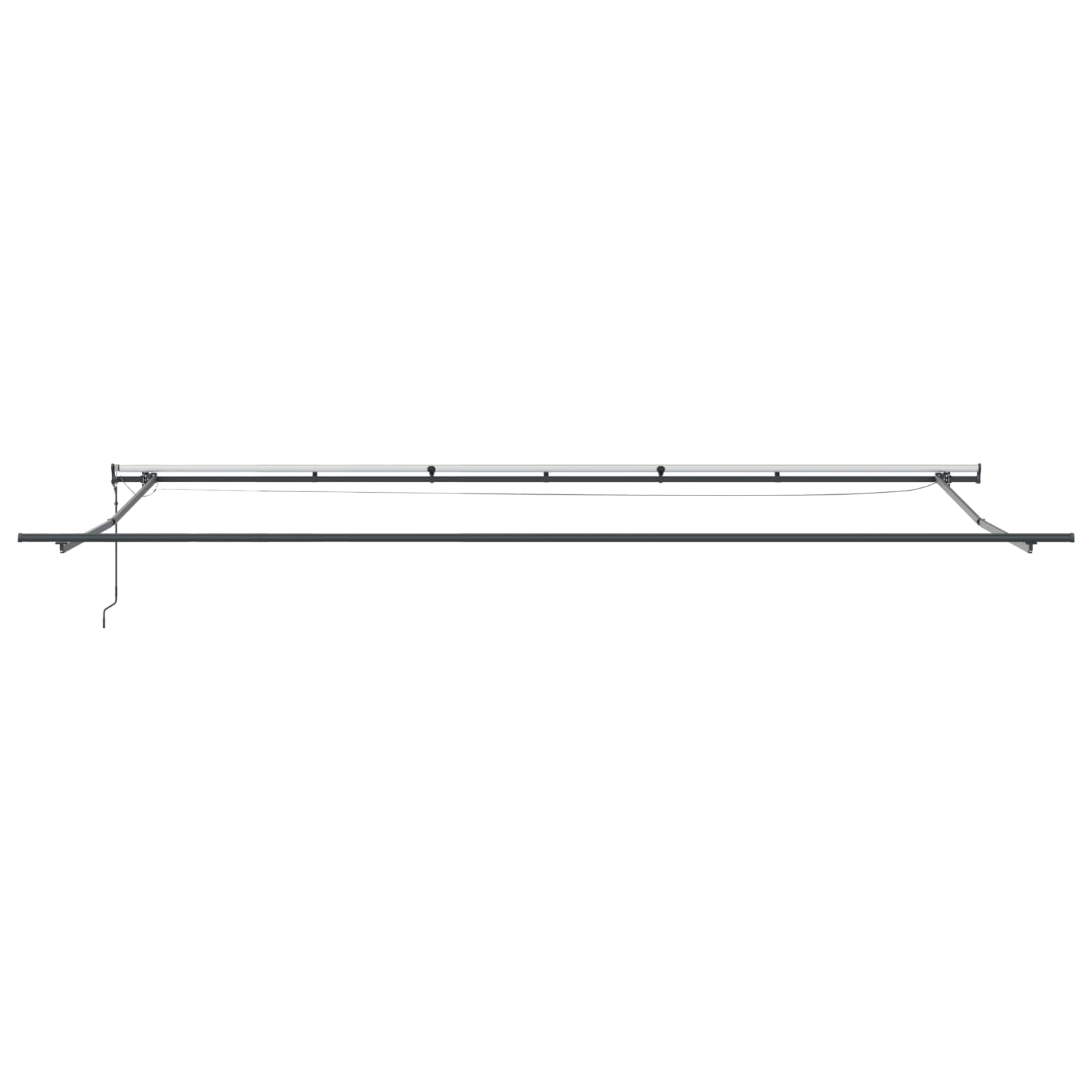 Tkanina za tende s Svijetlo siva 600 × 300 cm Poliester