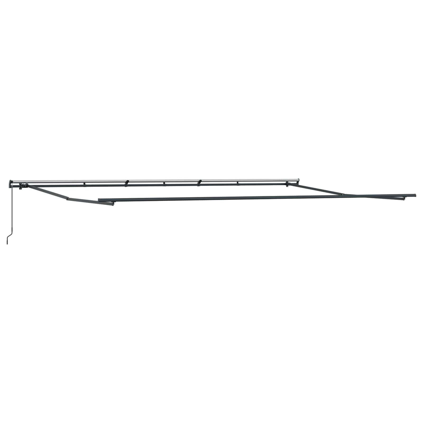Povlačivi tende Šareni 600 × 350 cm Poliester i aluminij