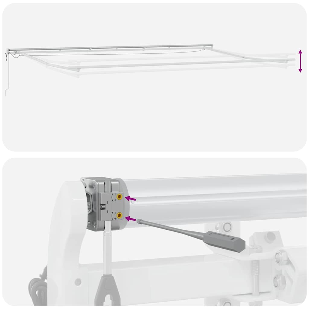 Tkanina za tende Bijela 600 × 350 cm Poliester
