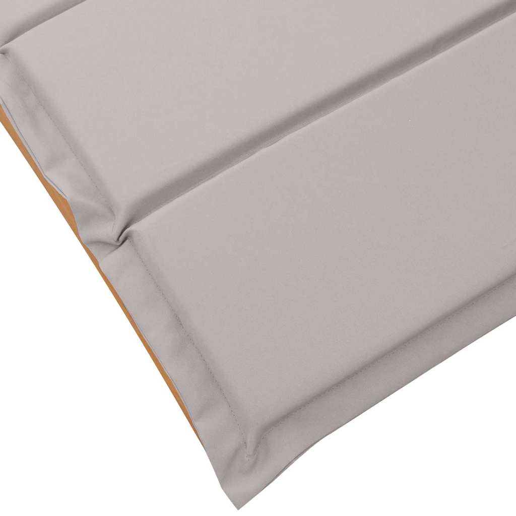 Ležaljka za sunčanje 2 pcs Sivo-smeđa Čvrsto drvo akacije