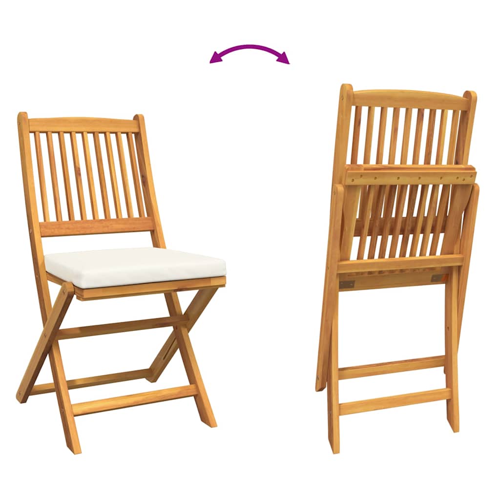 Bistro set za vrt 3 pcs Smeđa Čvrsto drvo akacije
