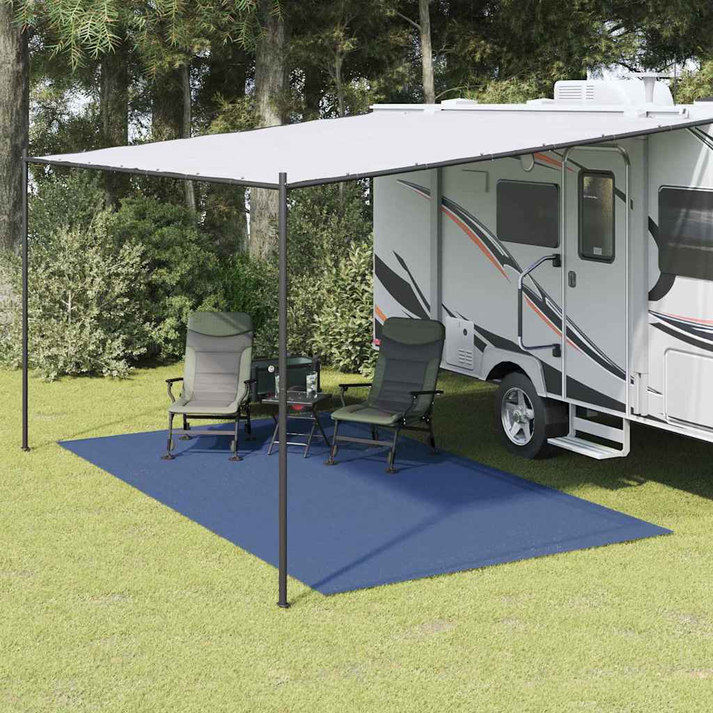 Teppi za šator Plava 250 x 250 cm Poliester