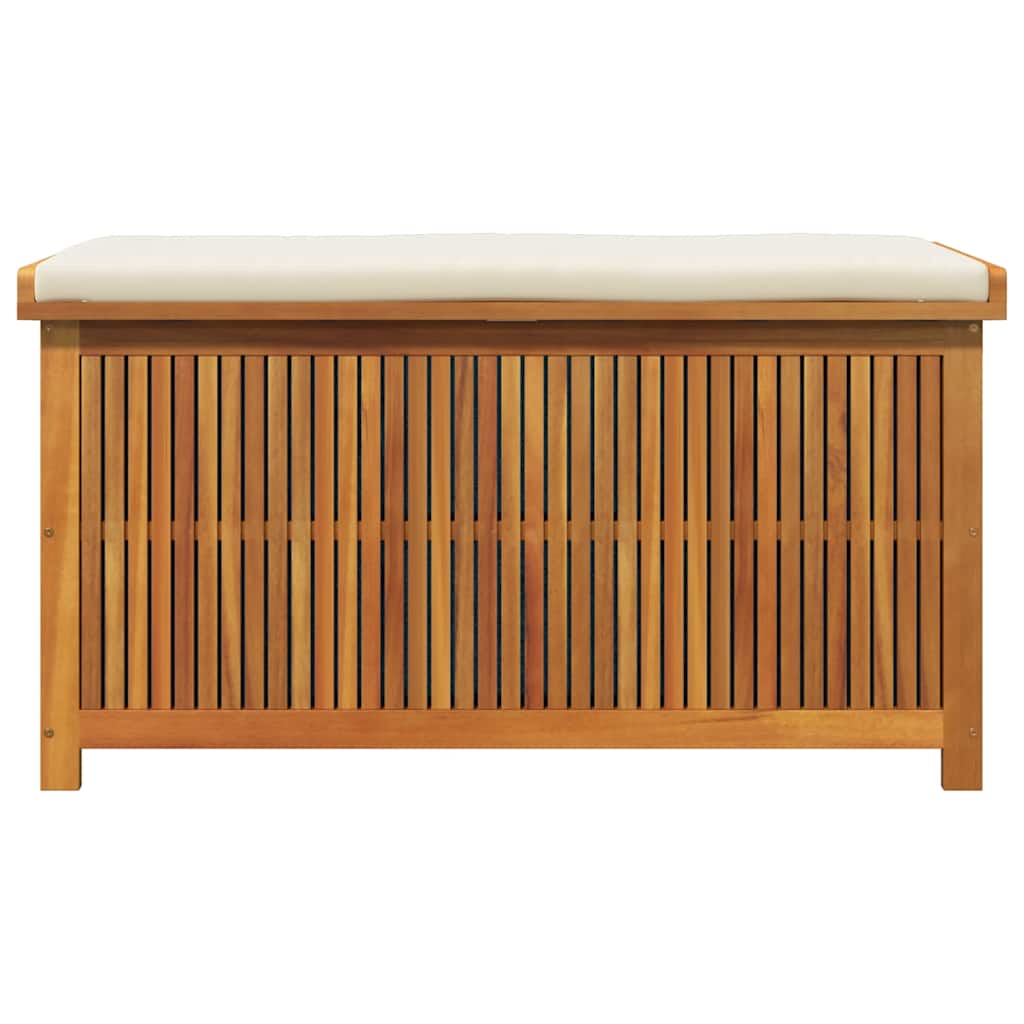 Vanjska kutija za jastuke 113x50x60,5 cm masivno drvo bagrema