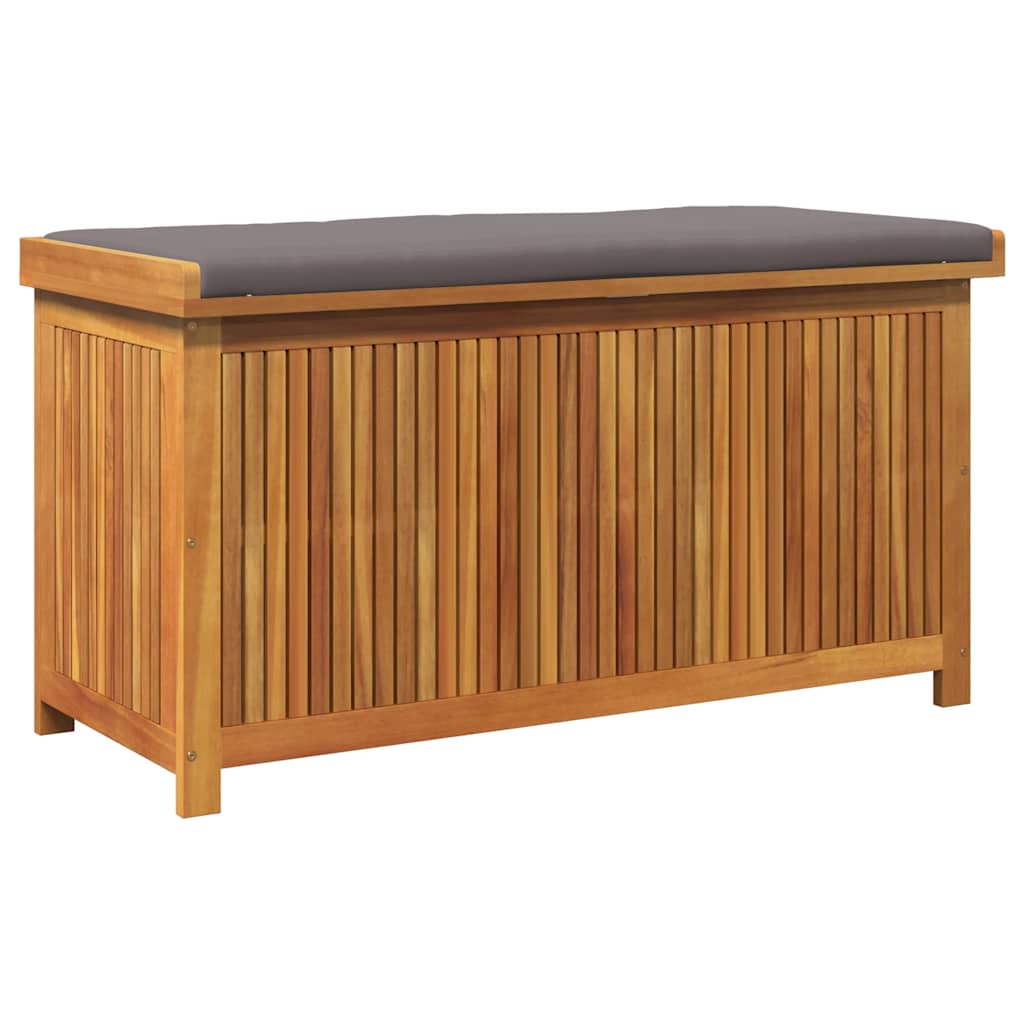 Vanjska kutija za jastuke 113x50x60,5 cm masivno drvo bagrema