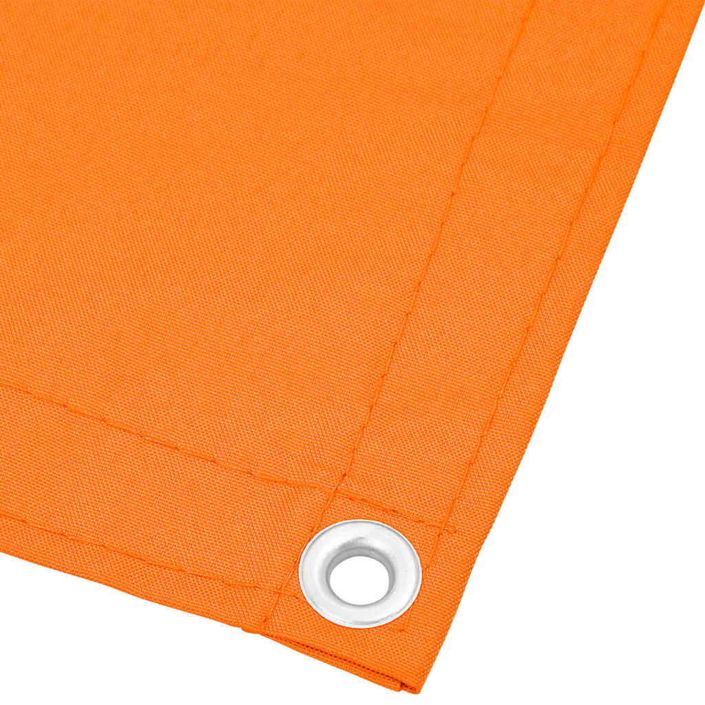 Balkonska pregrada narančasta 75x1000 cm 100% poliester Oxford