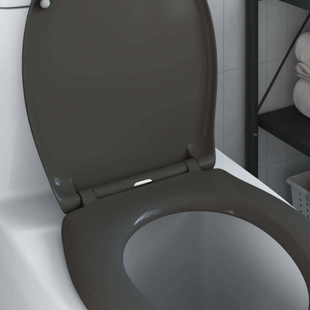 WC daska Antracit 47 x 37 x 4 cm Duroplast