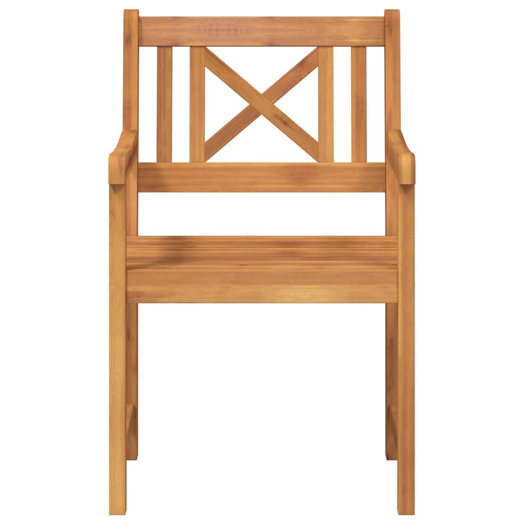 Vanjska klupa 4 pcs Prirodna 56 x 55,5 x 90 cm