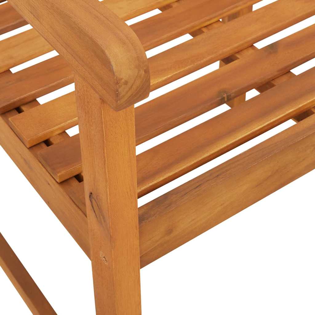 Vanjska klupa 6 pcs Prirodna 56 x 55,5 x 90 cm