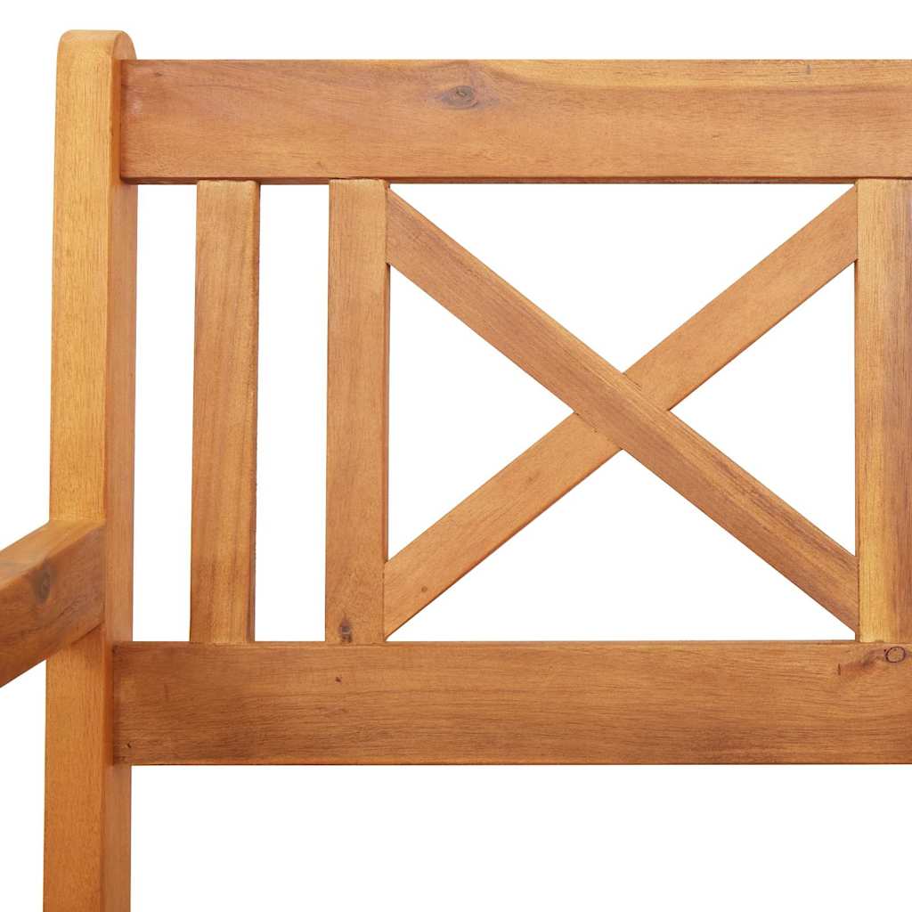 Vanjska klupa 8 pcs Prirodna 56 x 55,5 x 90 cm