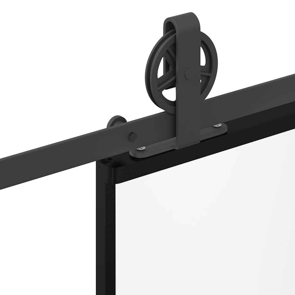 Klizna vrata s okovom 102x205 cm ESG staklo i aluminij