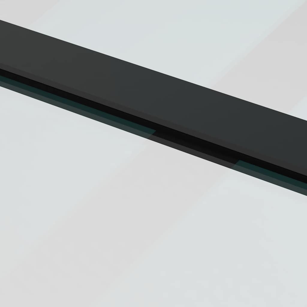 Klizna vrata s priborom 76 x 205 cm od ESG stakla i aluminija