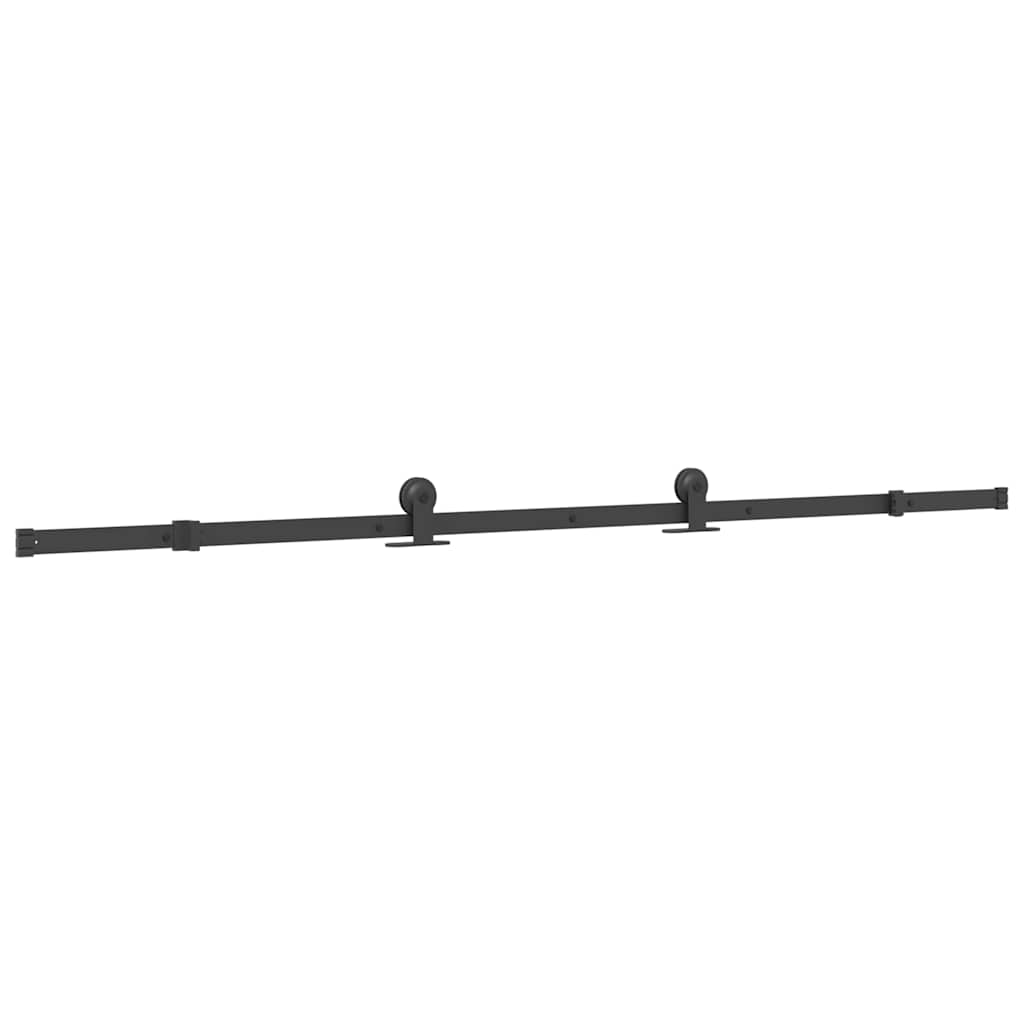 Klizna vrata s priborom 76 x 205 cm od ESG stakla i aluminija