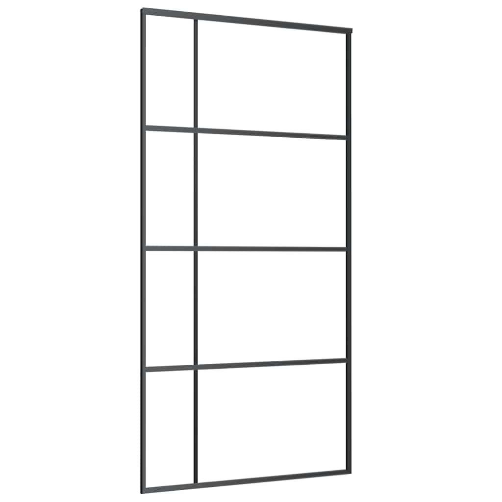 Klizna vrata s priborom 102,5x205 cm od stakla ESG i aluminija