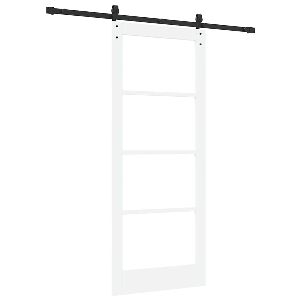 Klizna vrata ORKDAL Bijela i crna 83 x 202 cm