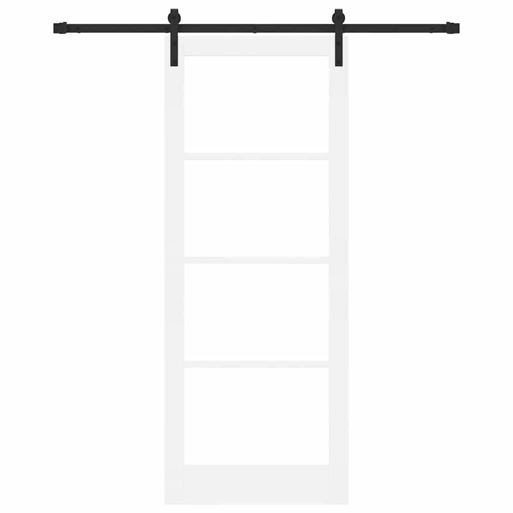 Klizna vrata ORKDAL Bijela i crna 83 x 211 cm