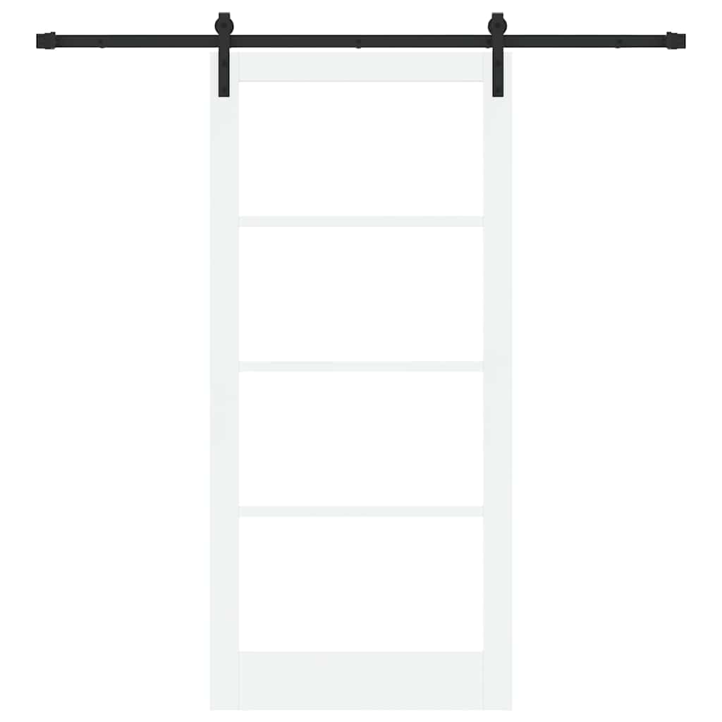Klizna vrata ORKDAL Bijela i crna 93 x 202 cm