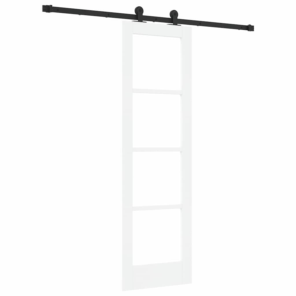 Klizna vrata ORKDAL 61 x 198,5 cm Masivna borovina i staklo