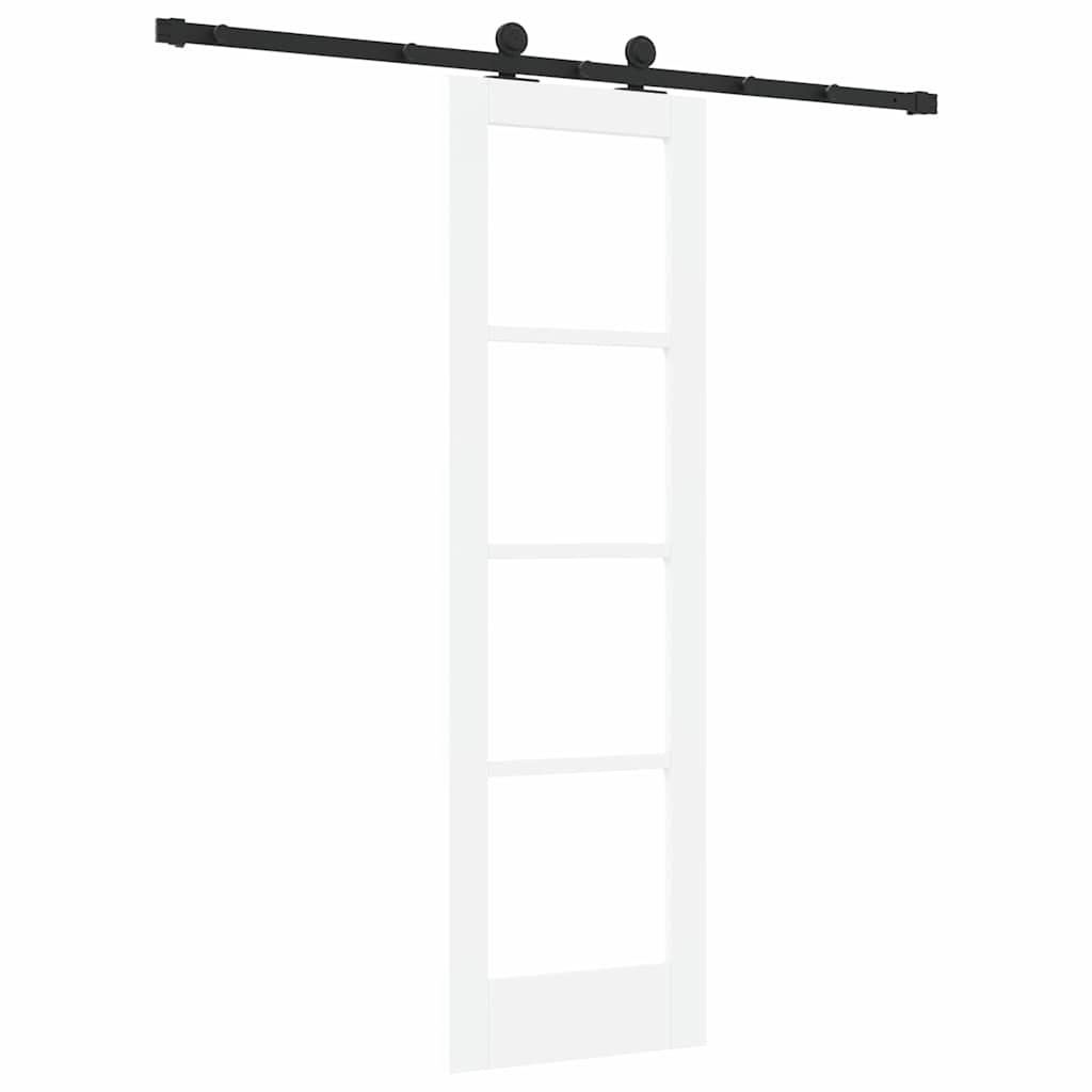 Klizna vrata ORKDAL 61 x 198,5 cm Masivna borovina i staklo