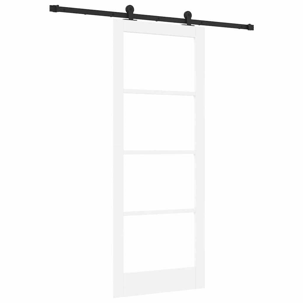 Klizna vrata ORKDAL Bijela i crna 83 x 211 cm
