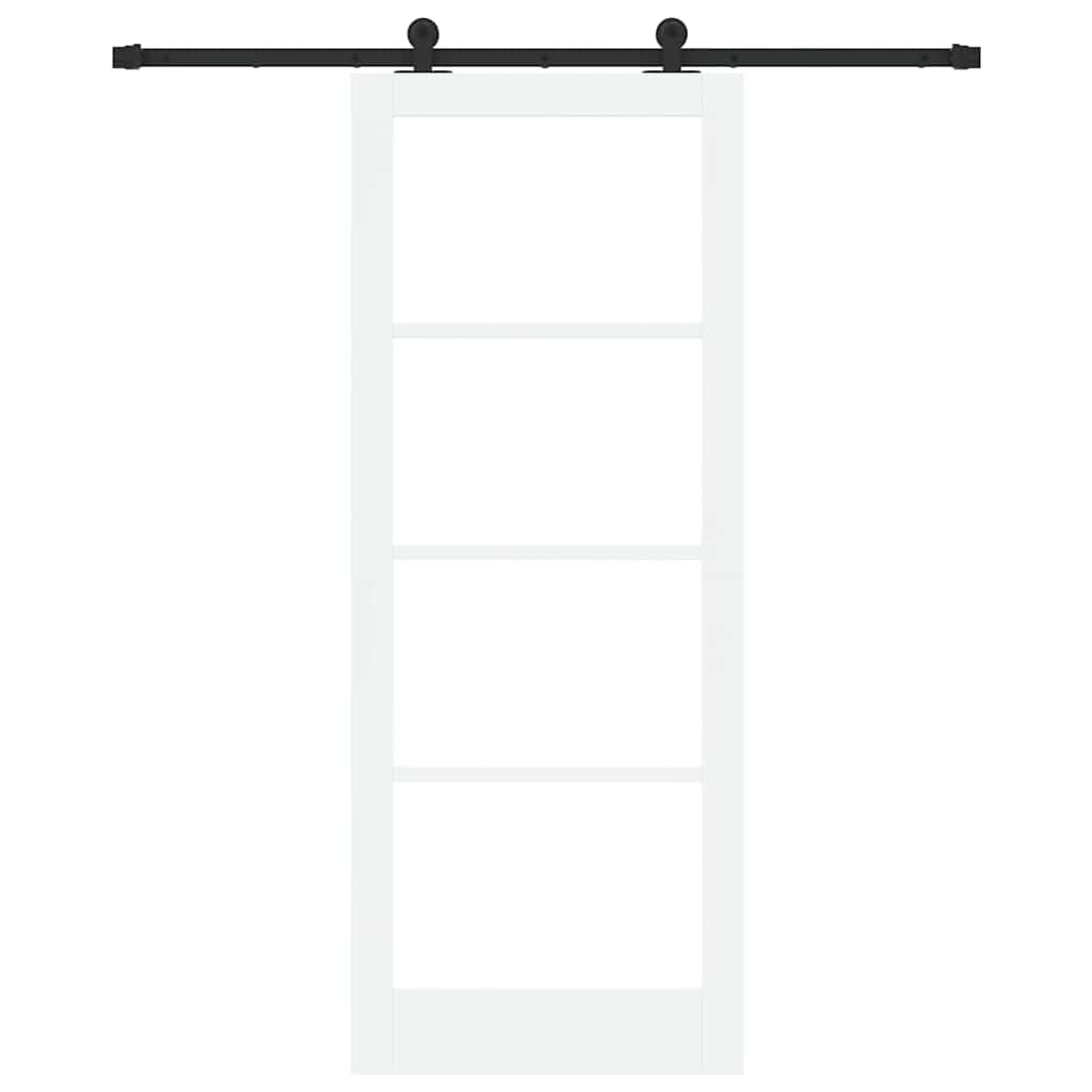 Klizna vrata ORKDAL Bijela i crna 83 x 211 cm