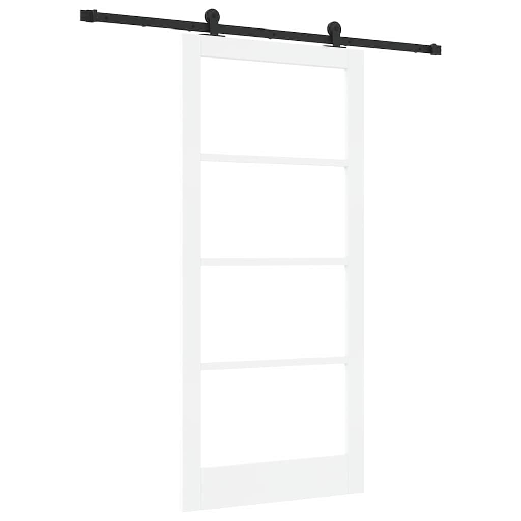 Klizna vrata ORKDAL 93 x 202 cm Masivna borovina i staklo