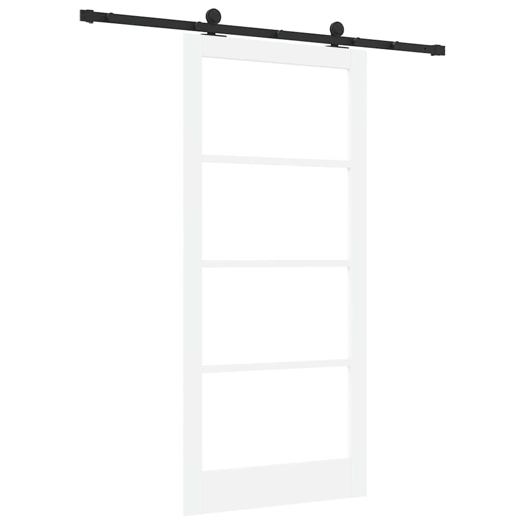 Klizna vrata ORKDAL 93 x 202 cm Masivna borovina i staklo