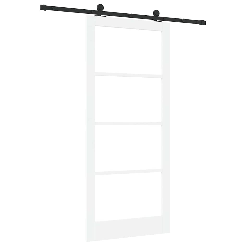 Klizna vrata ORKDAL 93 x 211 cm Masivna borovina i staklo