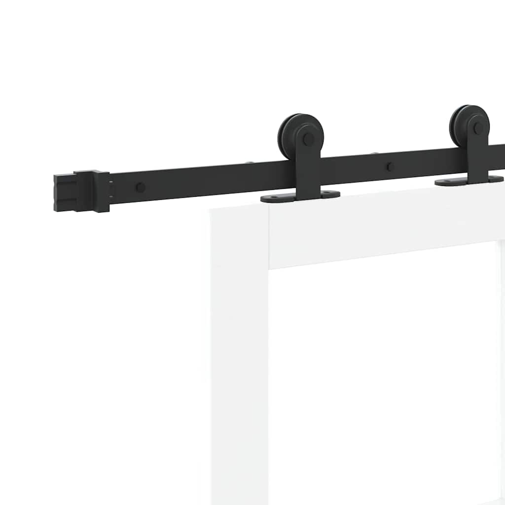Klizna vrata ORKDAL Bijela i crna 93 x 232 cm