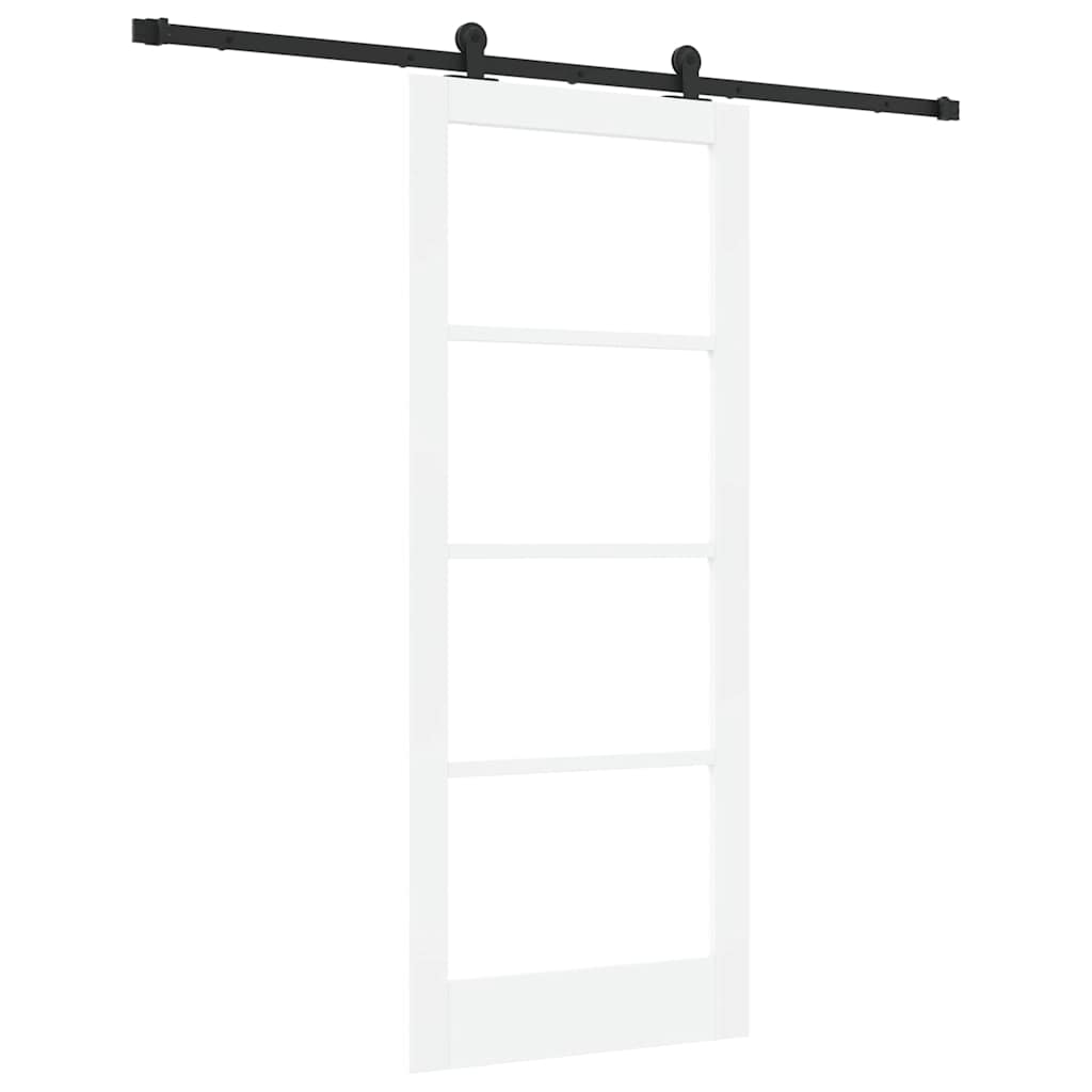 Klizna vrata ORKDAL Bijela i crna 83 x 202 cm