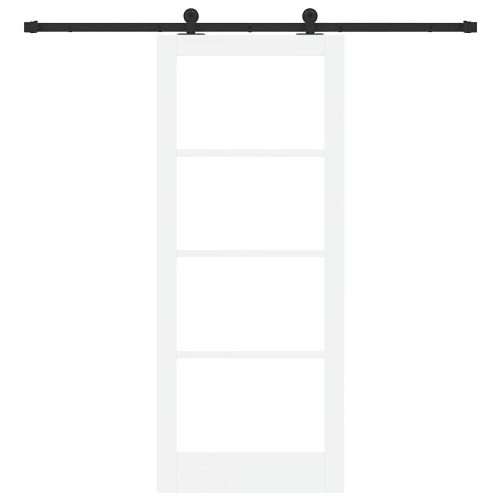 Klizna vrata ORKDAL Bijela i crna 83 x 202 cm