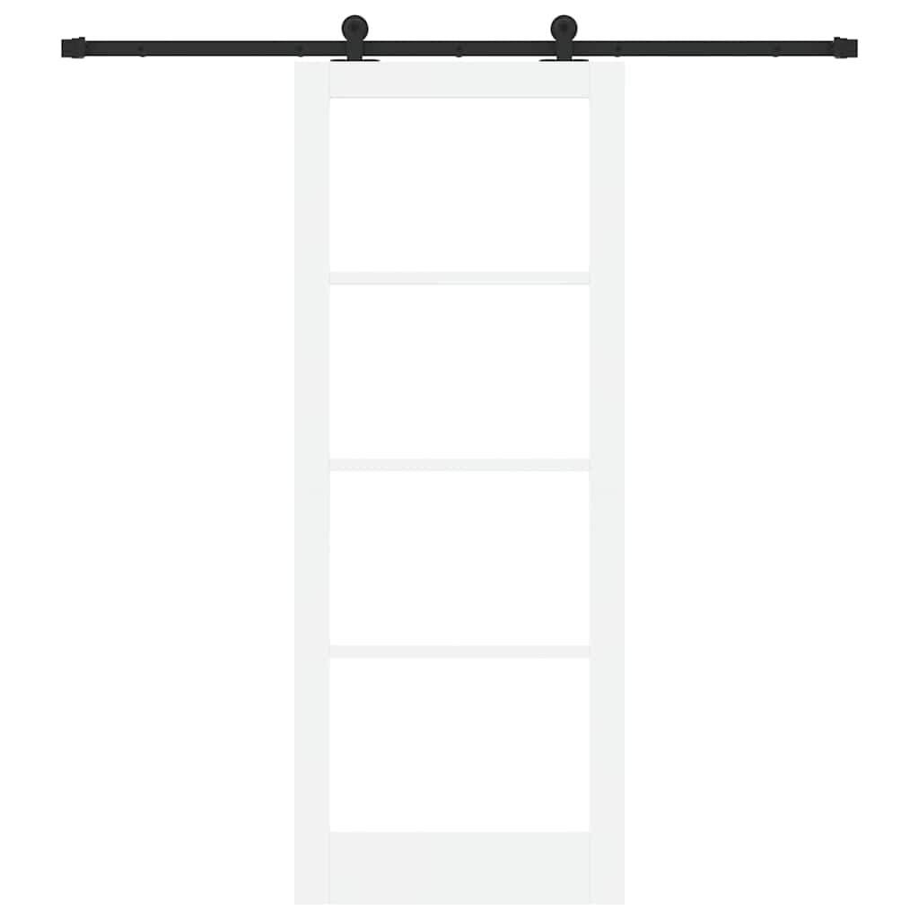Klizna vrata ORKDAL Bijela i crna 83 x 211 cm