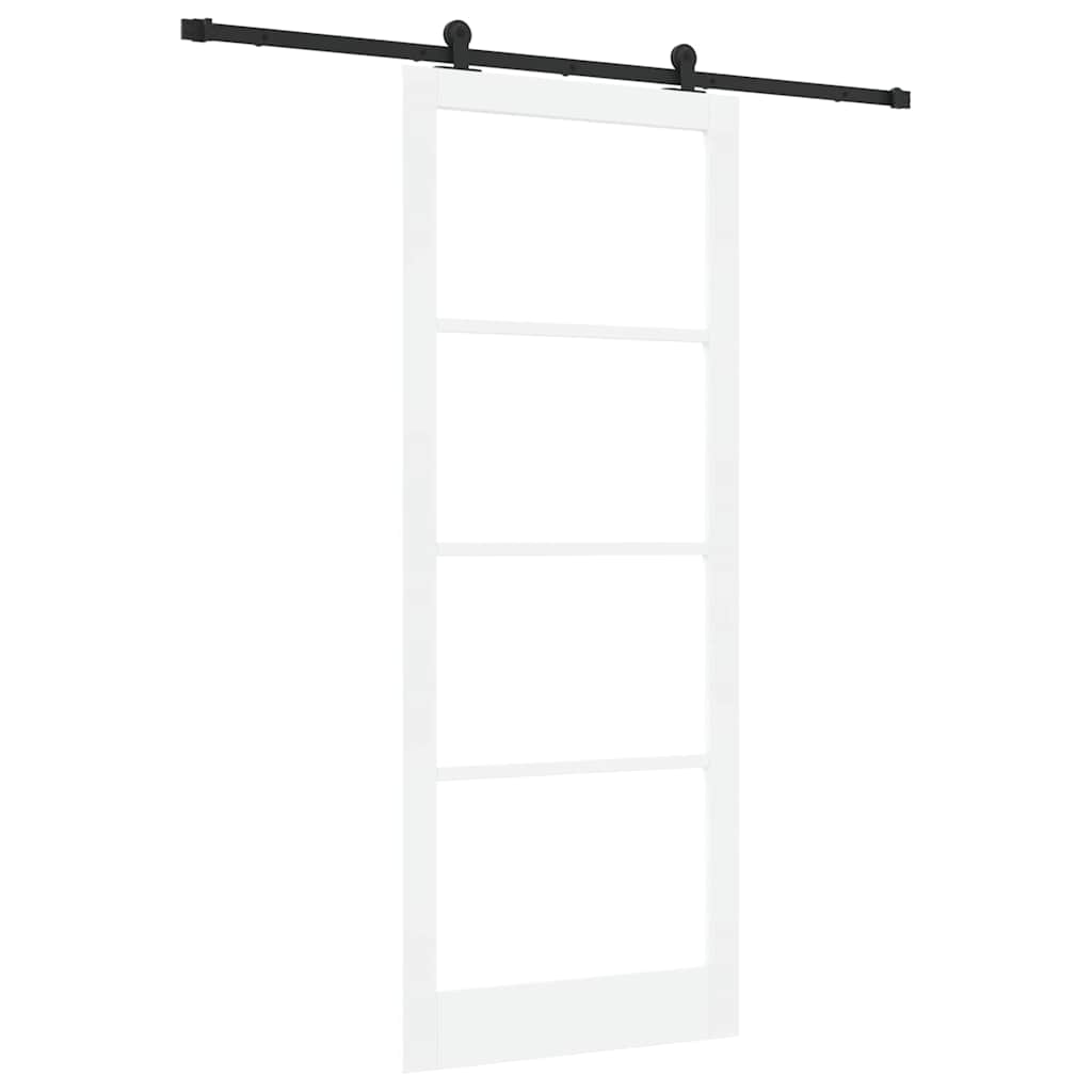 Klizna vrata ORKDAL Bijela i crna 93 x 232 cm