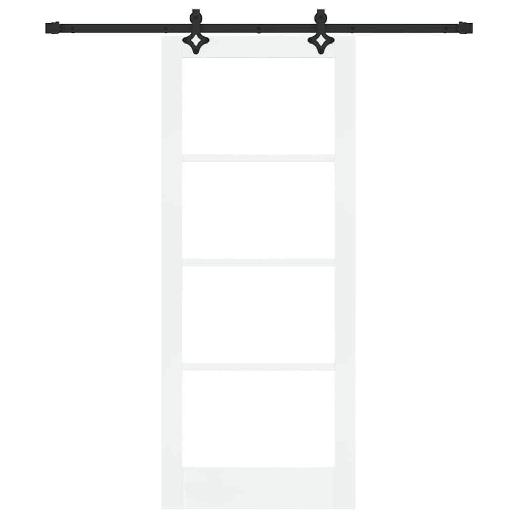 Klizna vrata ORKDAL Bijela i crna 83 x 202 cm