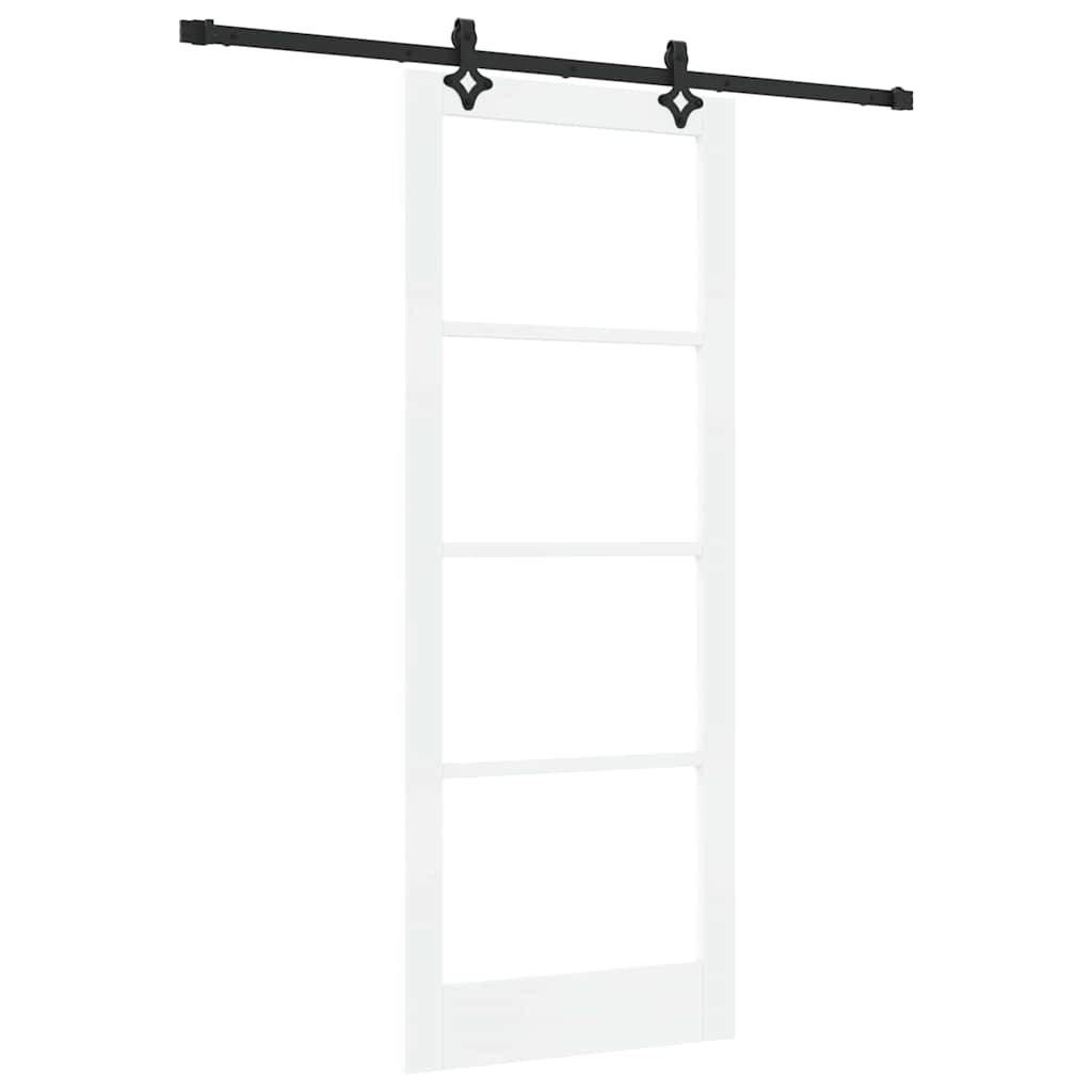 Klizna vrata ORKDAL Bijela i crna 83 x 211 cm