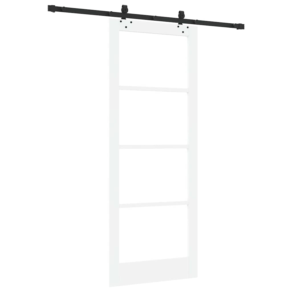 Klizna vrata ORKDAL Bijela i crna 83 x 211 cm