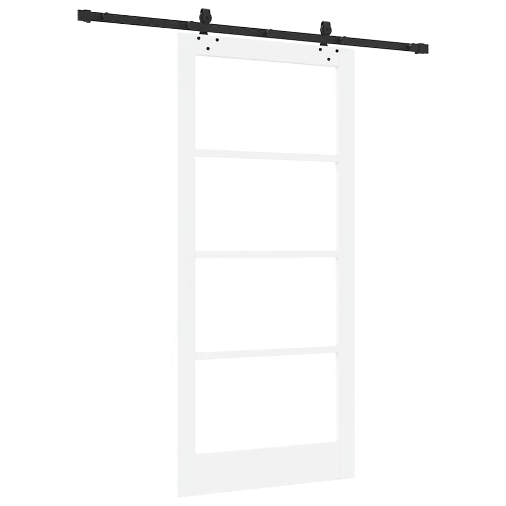Klizna vrata ORKDAL Bijela i crna 93 x 202 cm
