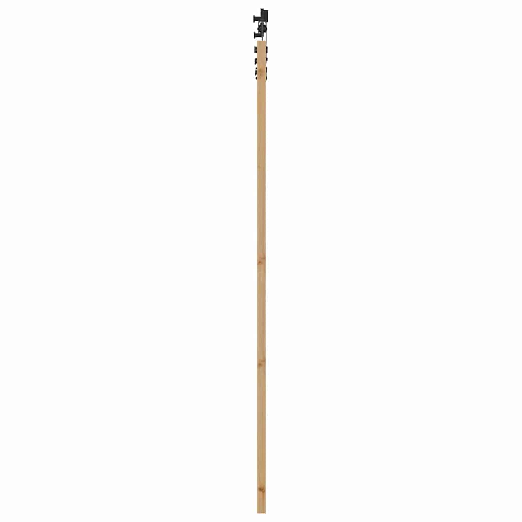 Klizna vrata ORKDAL Prirodna i crna 93 x 211 cm