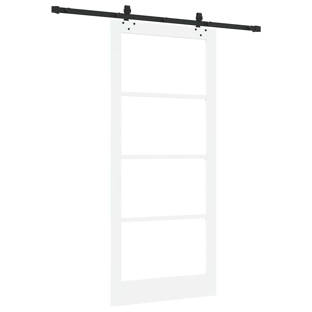 Klizna vrata ORKDAL Bijela i crna 93 x 211 cm